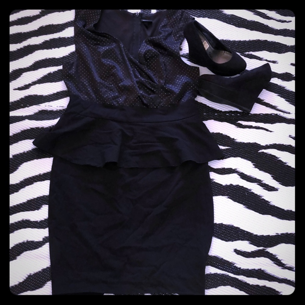 NWOT Never worn Peplum Dress